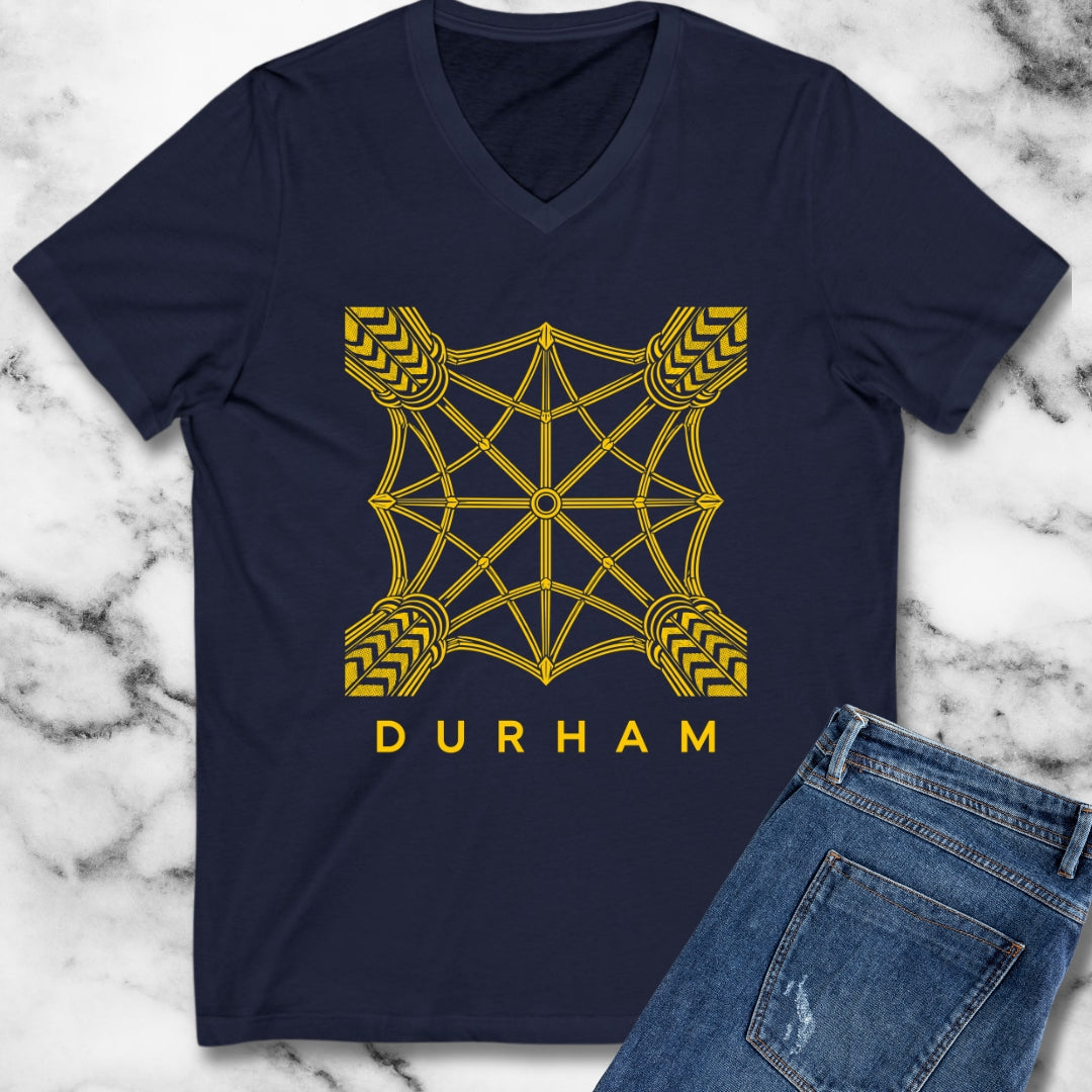Durham Cathedral Vaulted Ceiling V-Neck