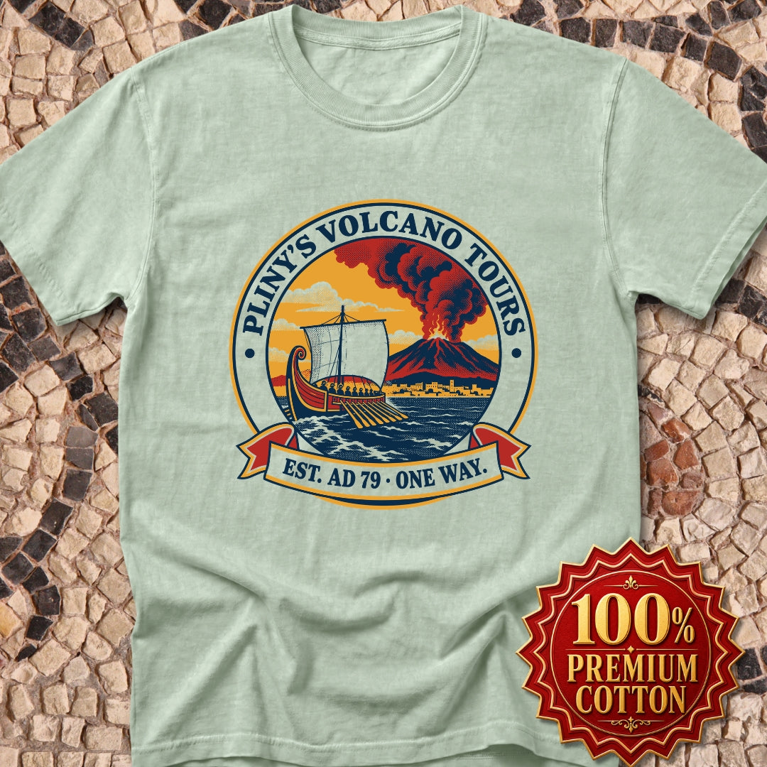 Pliny's Volcano Tours Premium Tee