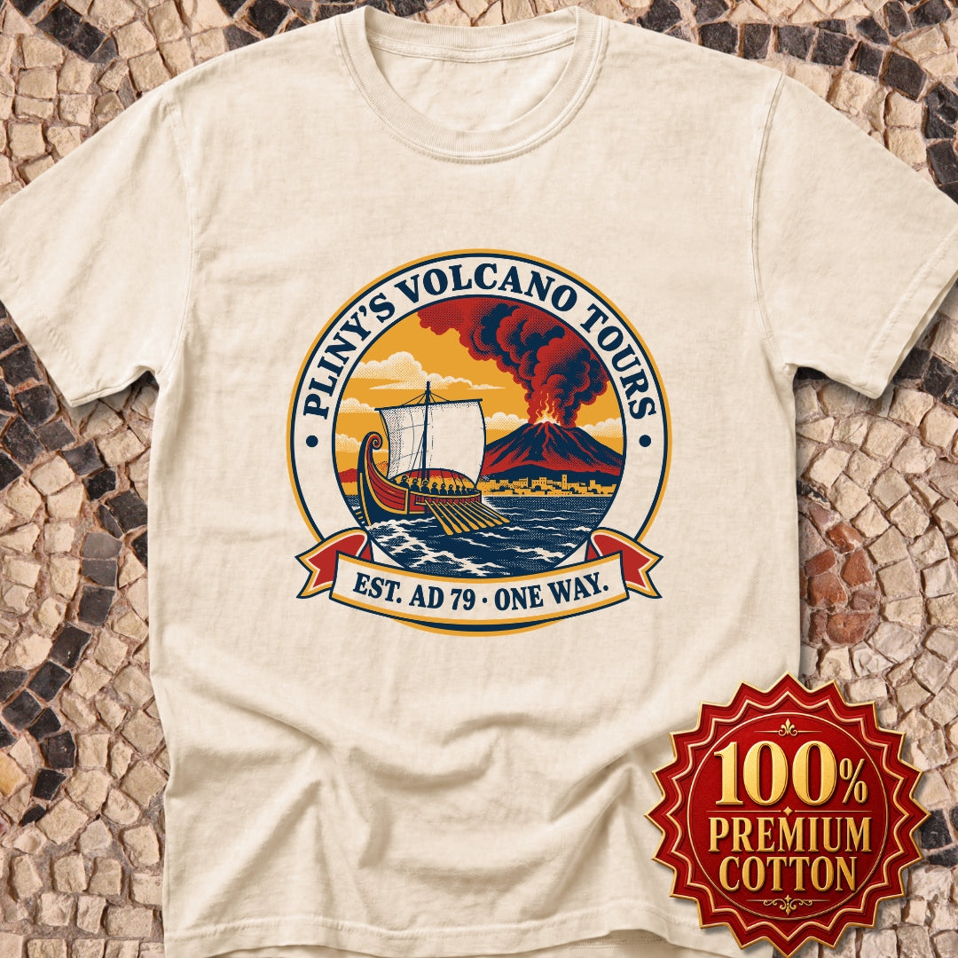 Pliny's Volcano Tours Premium Tee