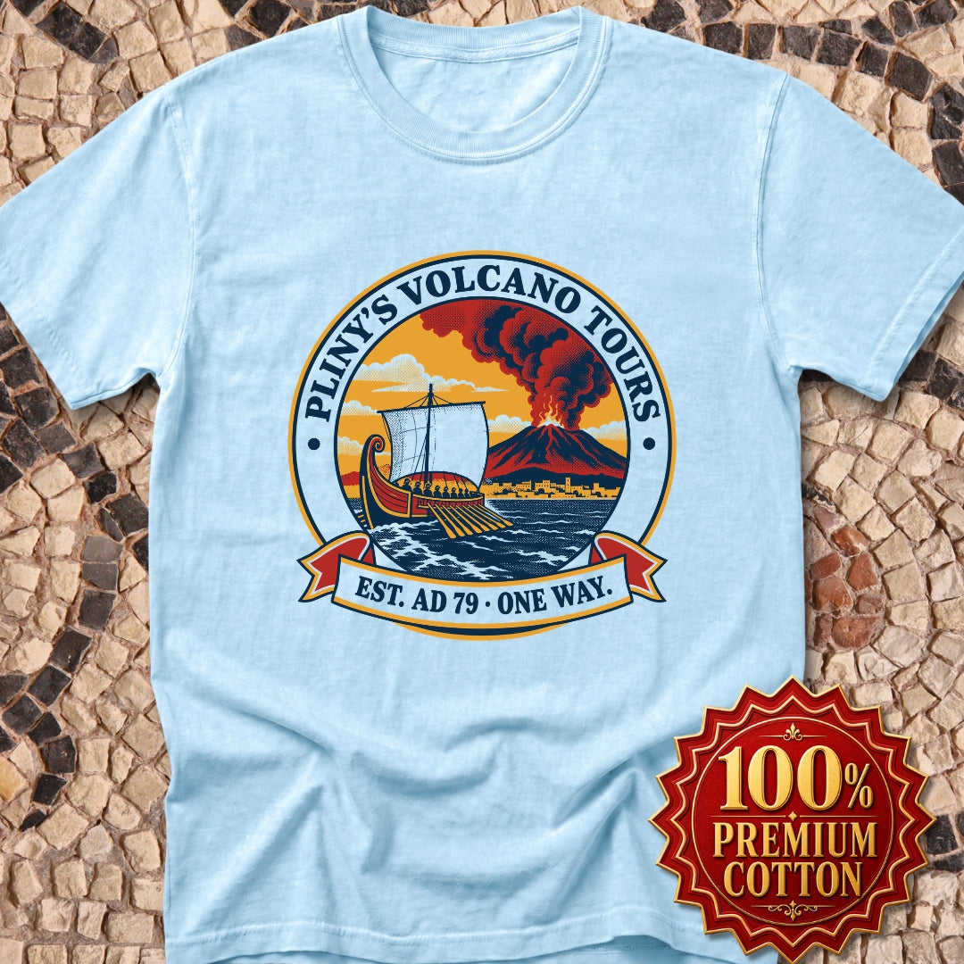 Pliny's Volcano Tours Premium Tee