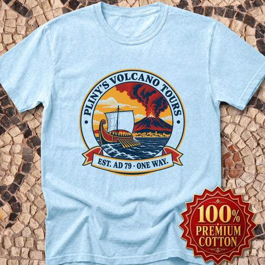 Pliny's Volcano Tours Premium Tee