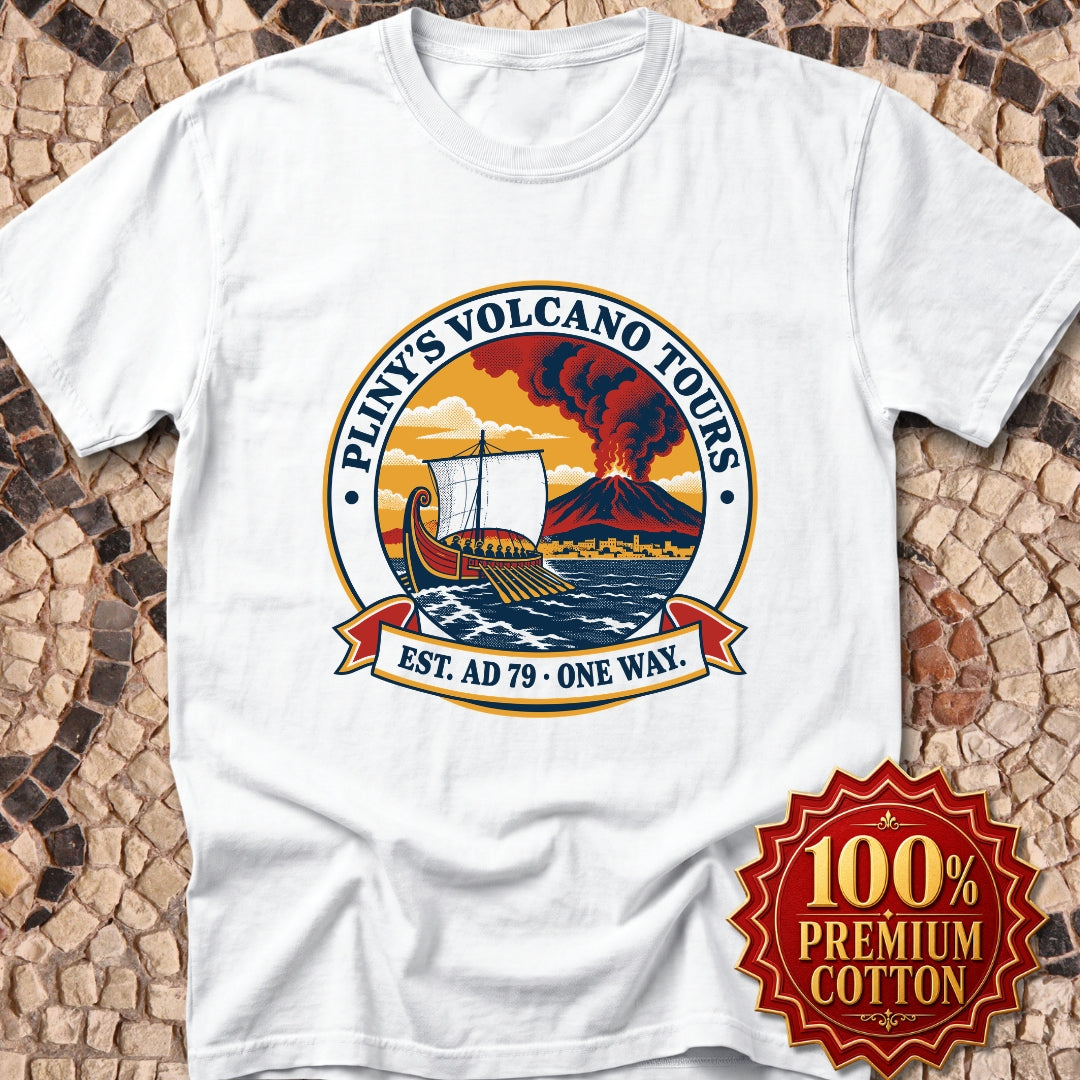 Pliny's Volcano Tours Premium Tee