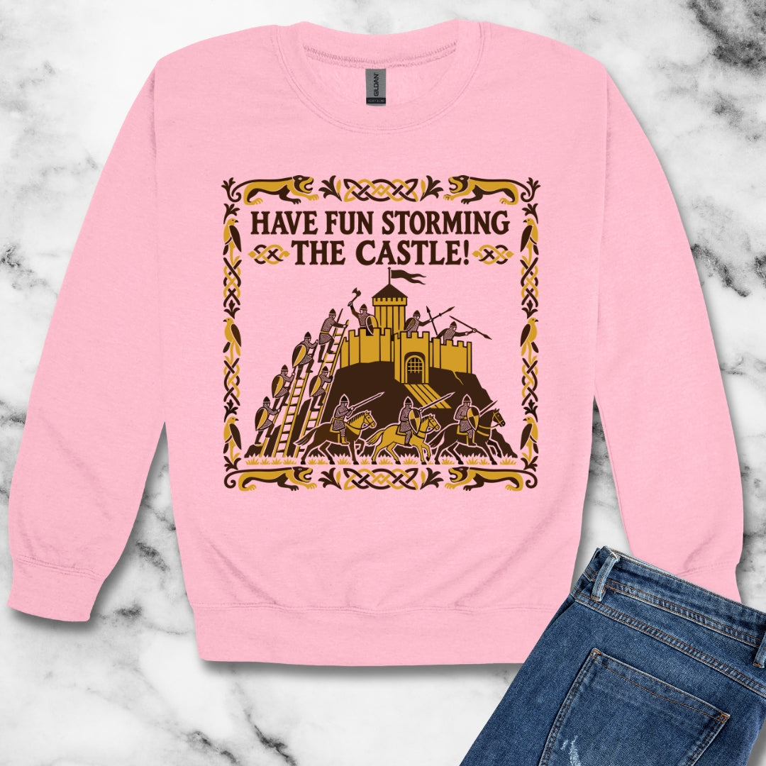 Have Fun Storming the Castle! Unisex Heavy Crewneck Sweatshirt