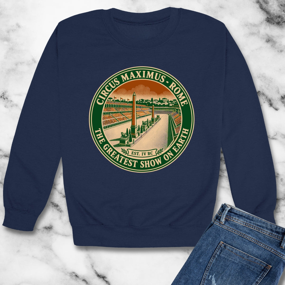 Circus Maximus Greatest Show Unisex Heavy Crewneck Sweatshirt