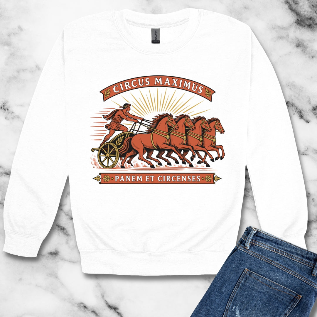 Circus Maximus Panem et Circenses Unisex Heavy Crewneck Sweatshirt