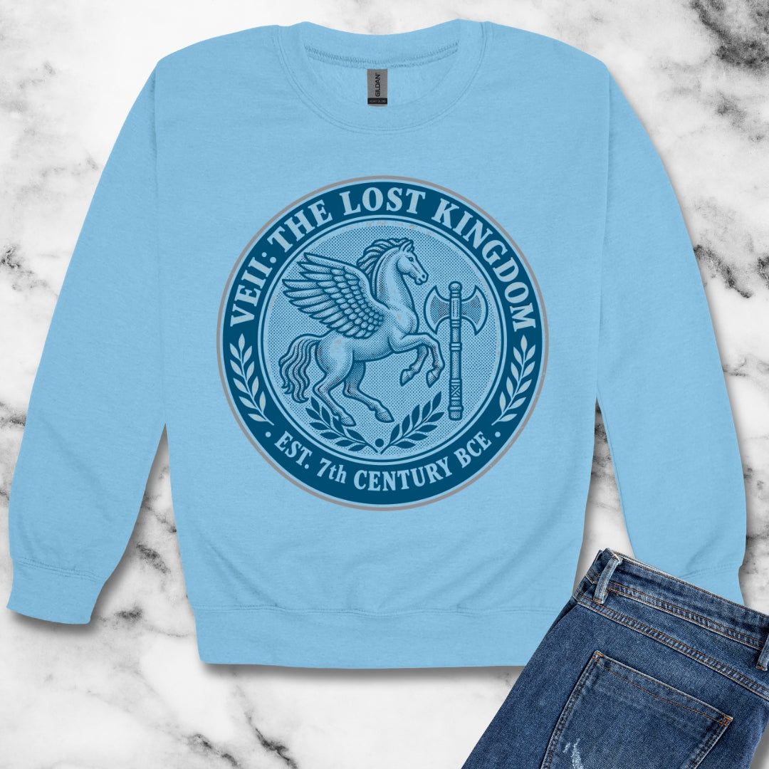 Veii Lost Kingdom Etruscans Unisex Heavy Crewneck Sweatshirt
