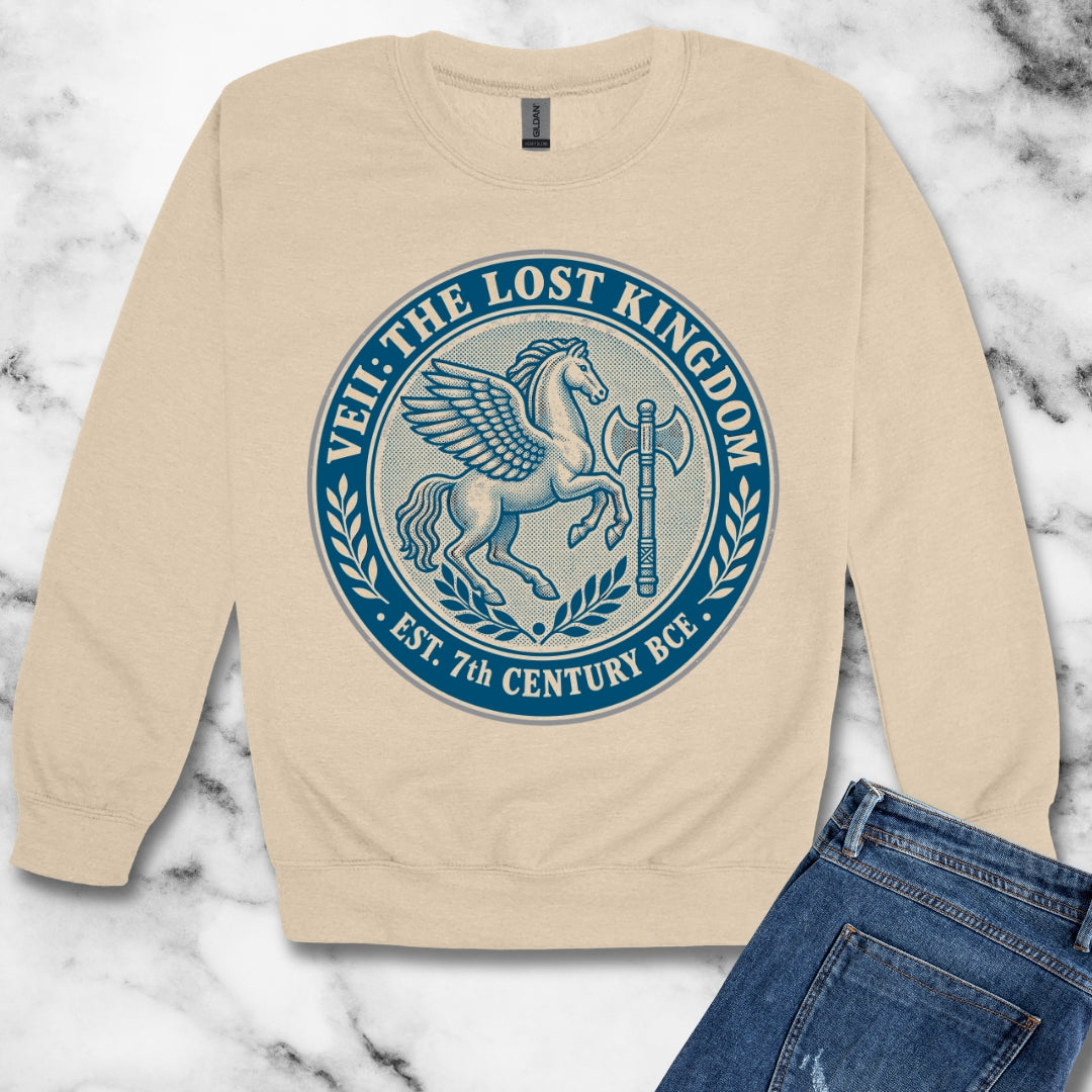 Veii Lost Kingdom Etruscans Unisex Heavy Crewneck Sweatshirt