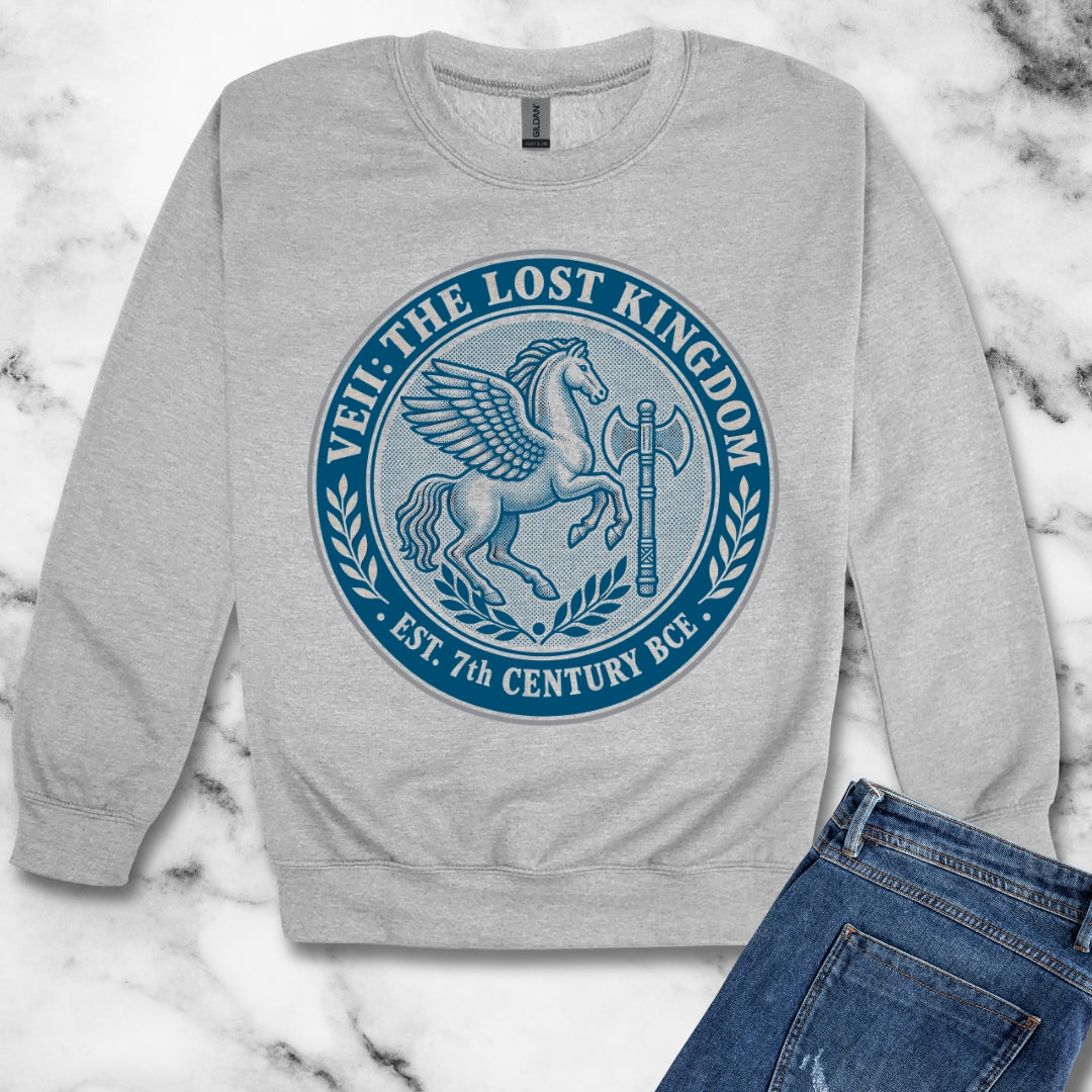 Veii Lost Kingdom Etruscans Unisex Heavy Crewneck Sweatshirt