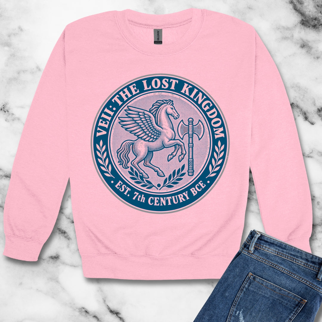 Veii Lost Kingdom Etruscans Unisex Heavy Crewneck Sweatshirt