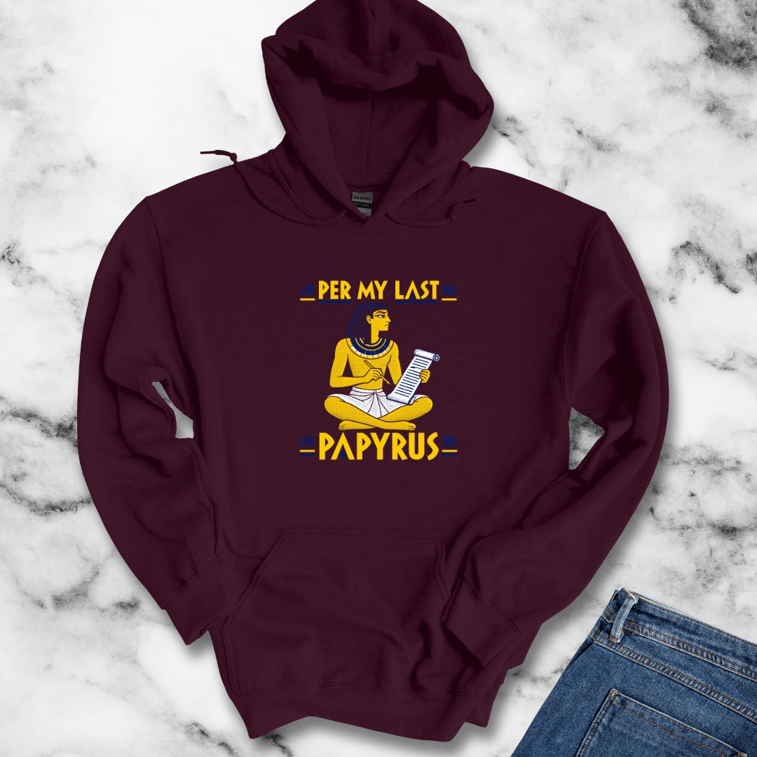 Per My Last Papyrus Egyptian Scribe Hoodie