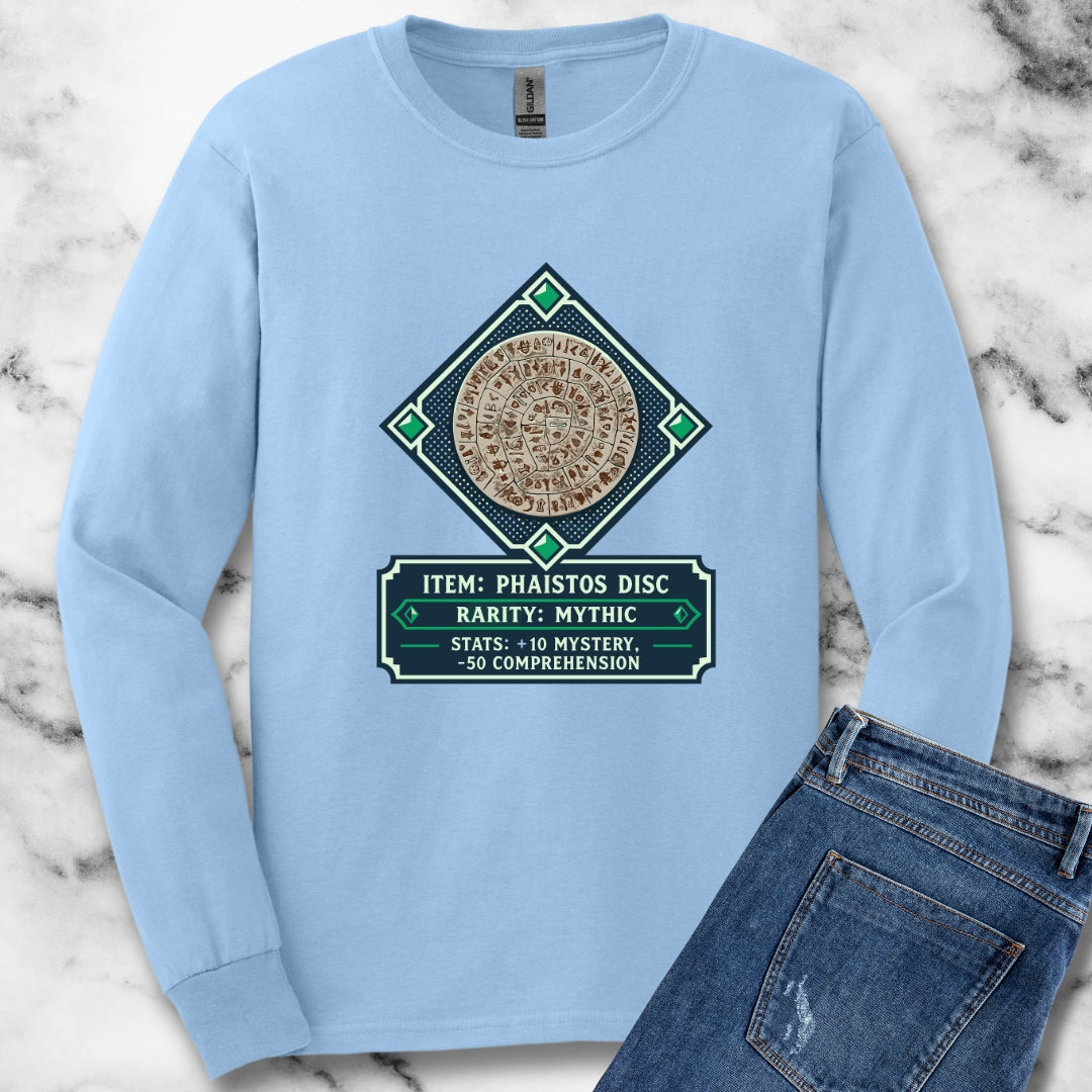 Phaistos Disc Unisex Long Sleeve Tee