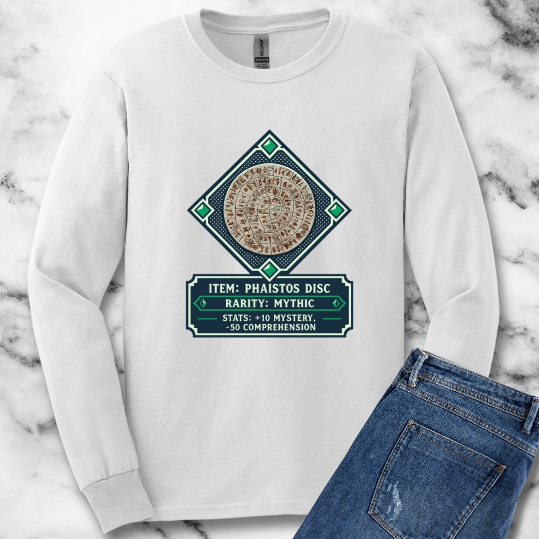 Phaistos Disc Unisex Long Sleeve Tee