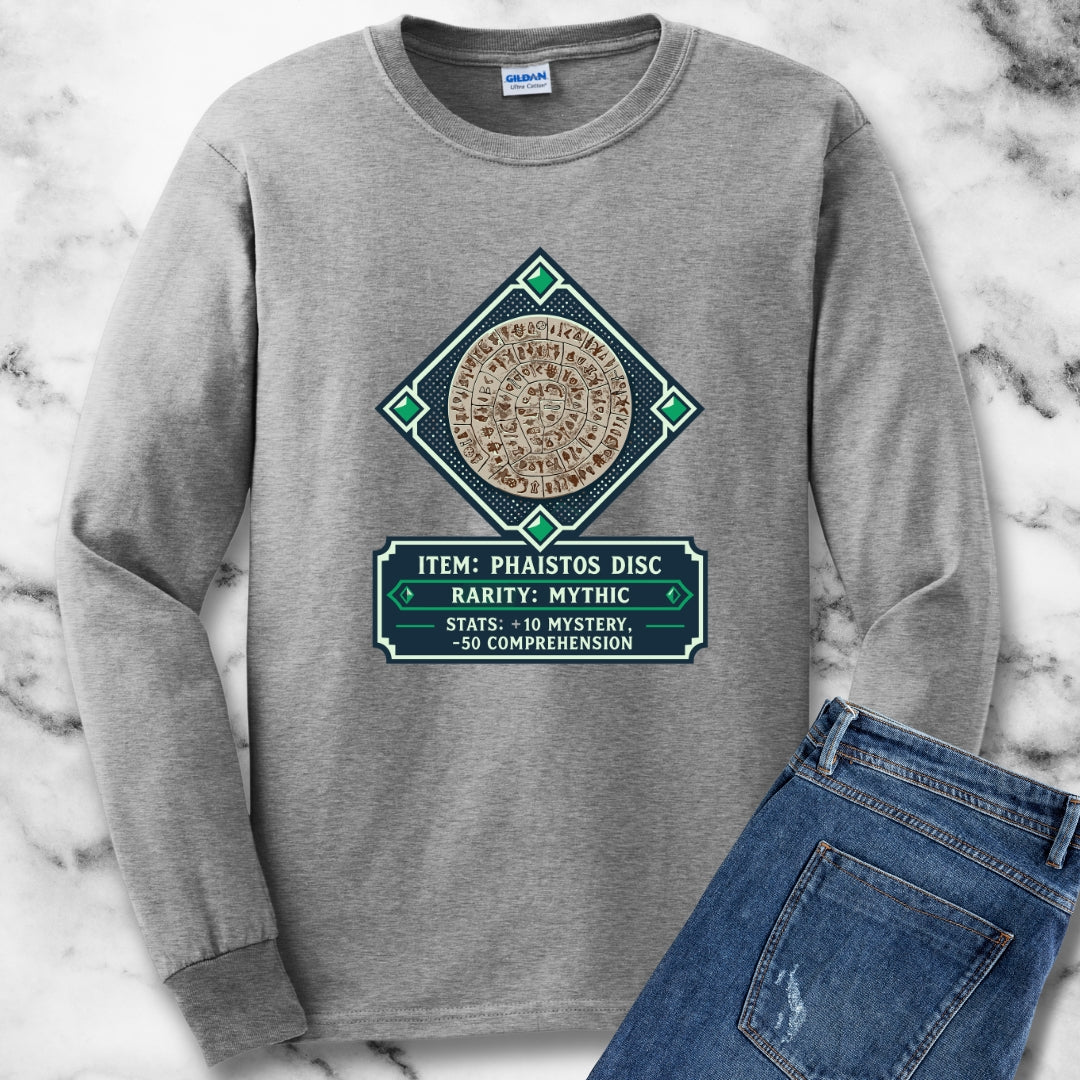 Phaistos Disc Unisex Long Sleeve Tee