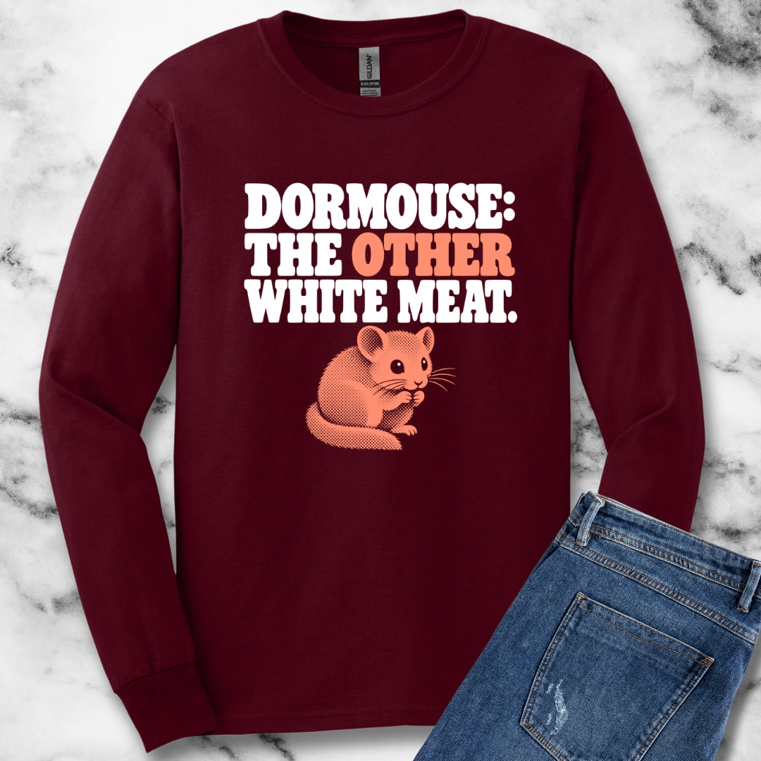 Dormouse Other White Meat Unisex Long Sleeve Tee