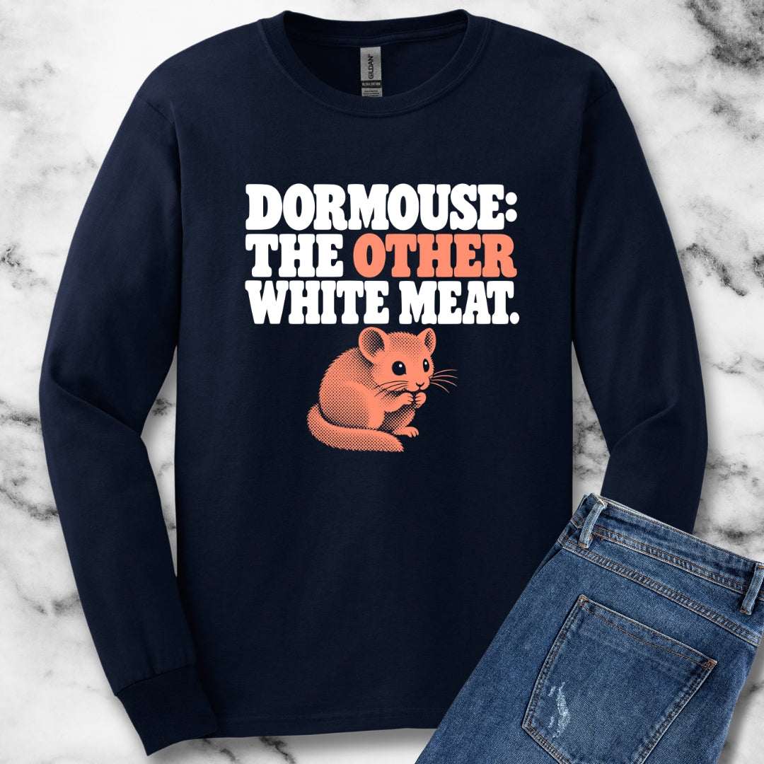 Dormouse Other White Meat Unisex Long Sleeve Tee