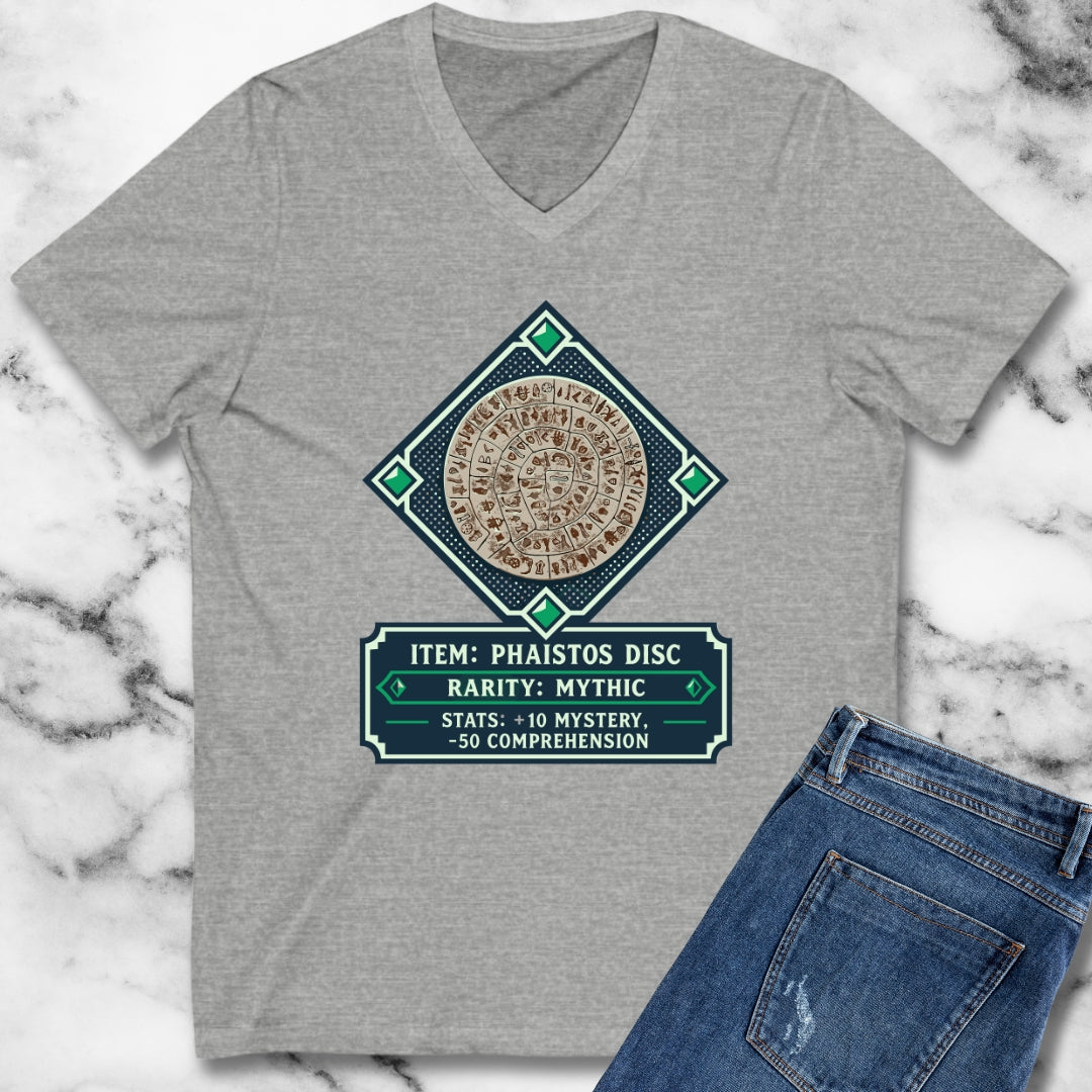 Phaistos Disc V-neck