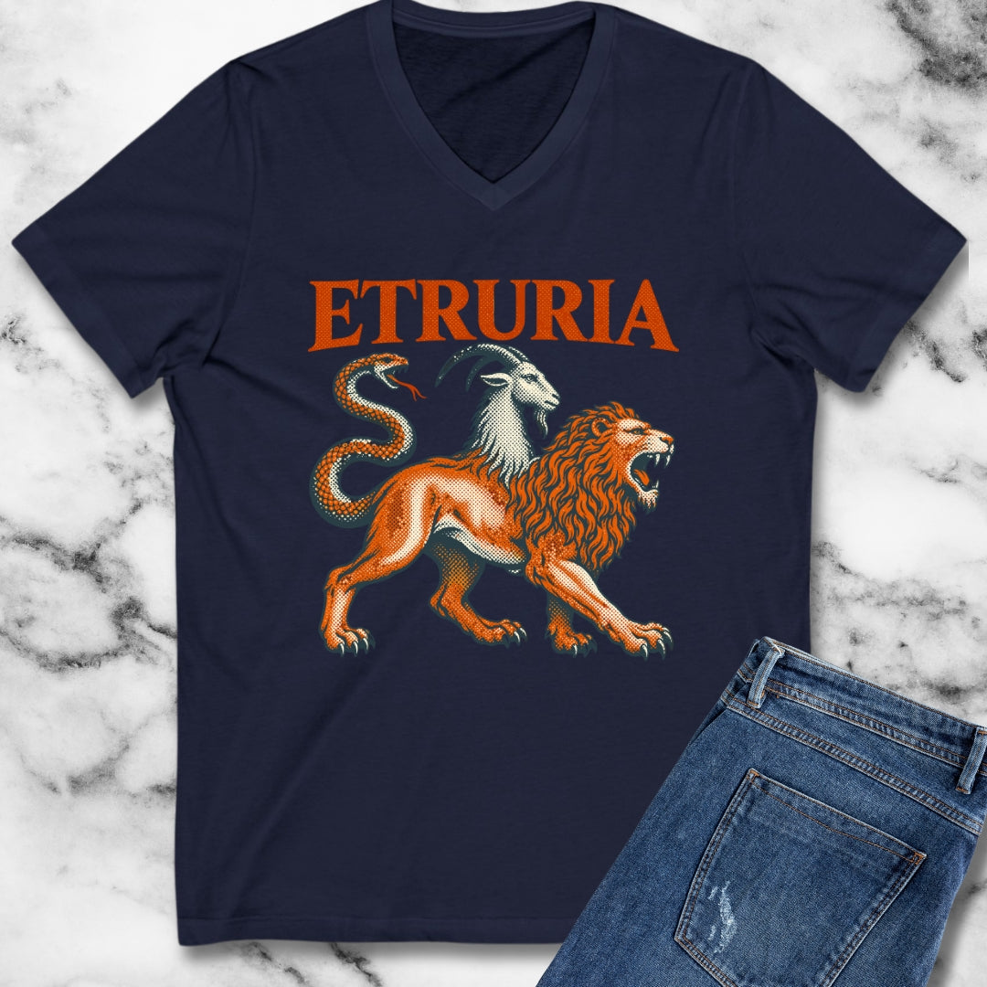 Etruria Etruscans V-Neck