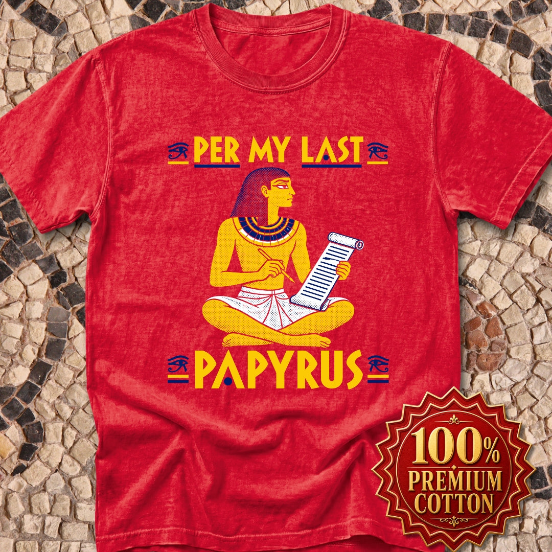 Per My Last Papyrus Egyptian Scribe Premium Tee