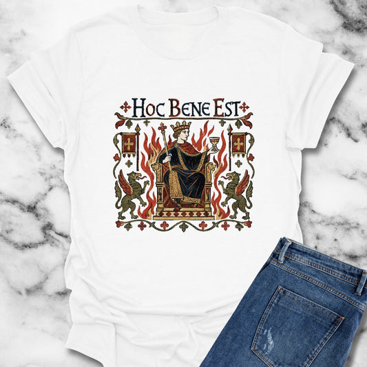 This is Fine Latin Medieval Tapestry T-Shirt