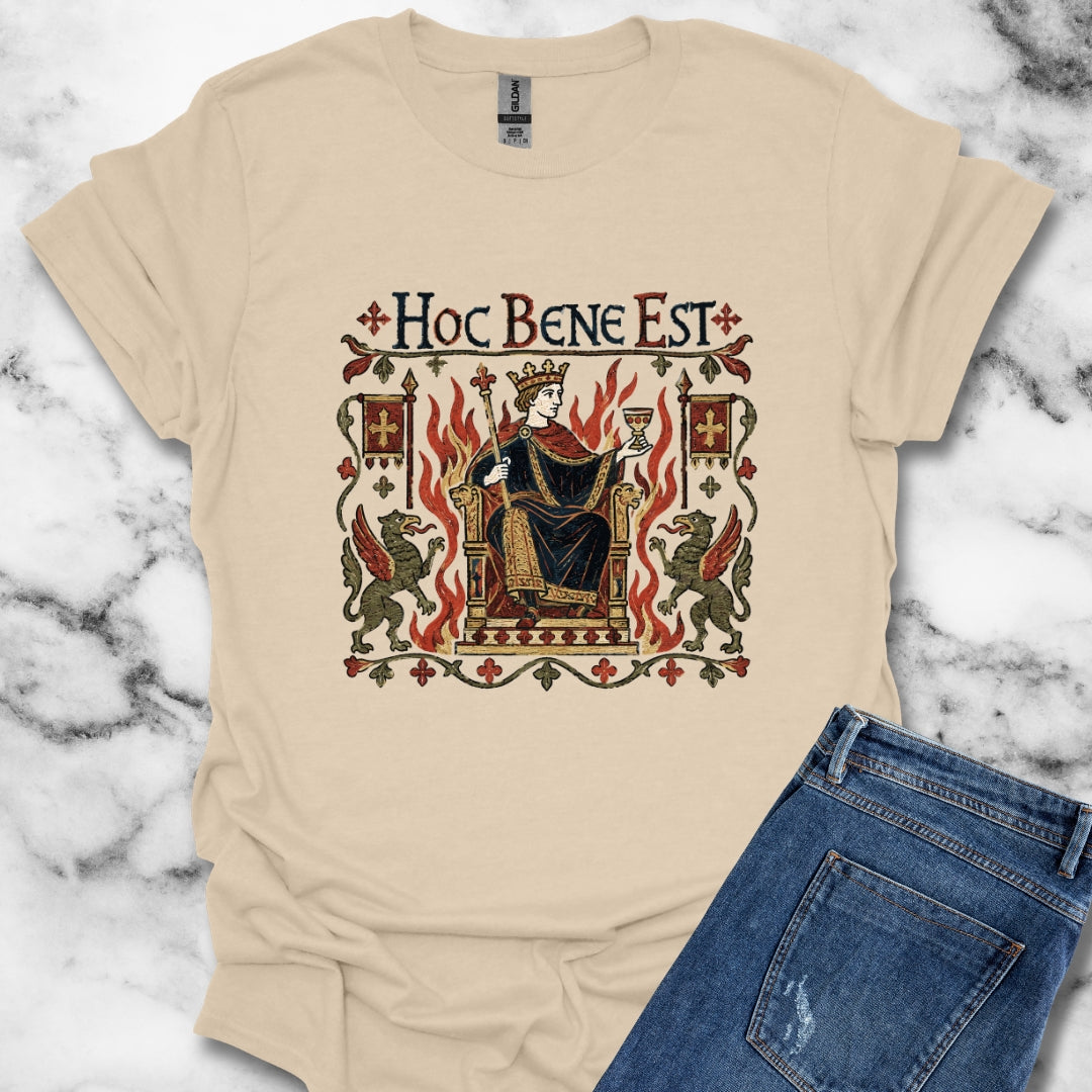 This is Fine Latin Medieval Tapestry T-Shirt