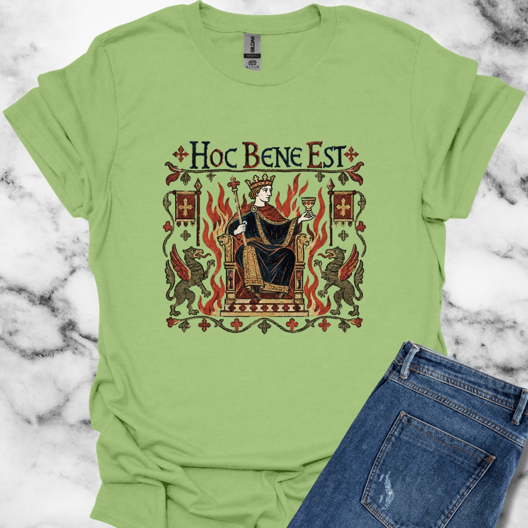 This is Fine Latin Medieval Tapestry T-Shirt