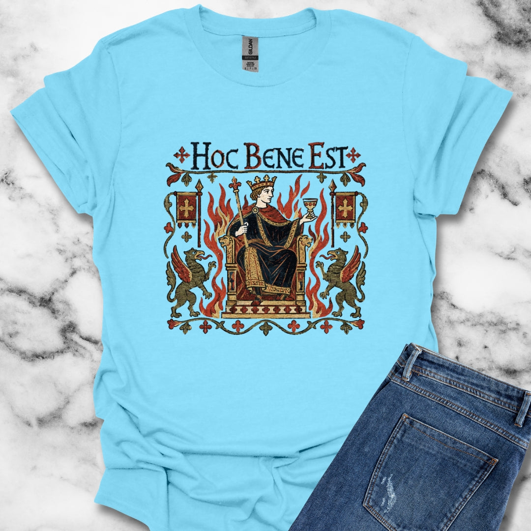 This is Fine Latin Medieval Tapestry T-Shirt