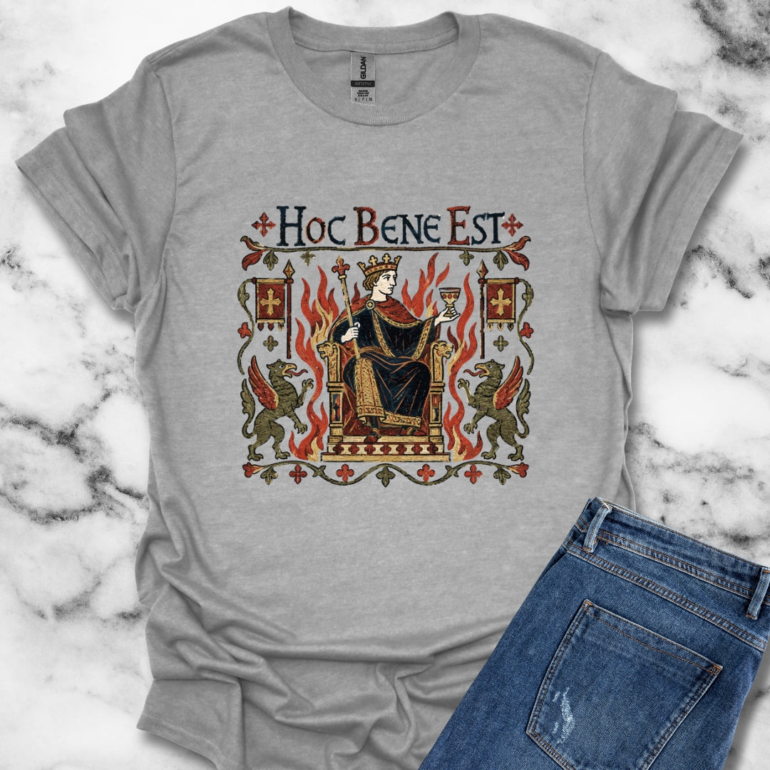 This is Fine Latin Medieval Tapestry T-Shirt