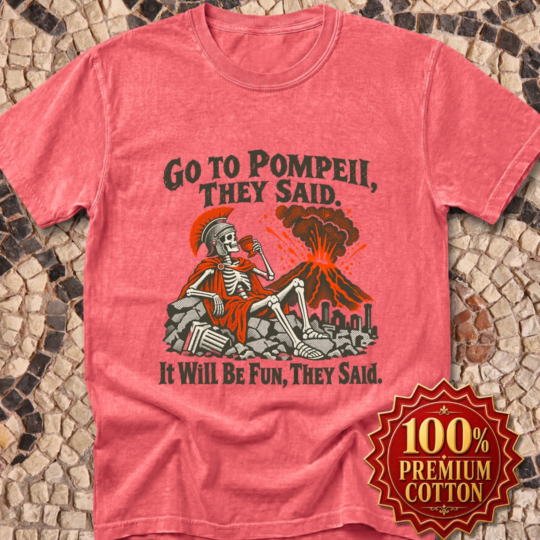 Go to Pompeii They Said Premium Tee