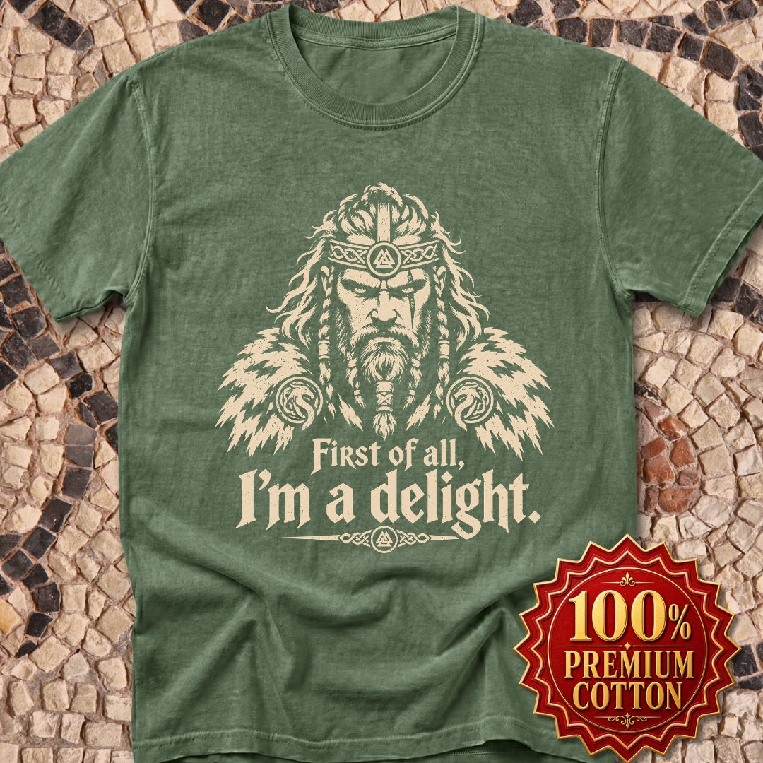 Viking First of All I'm a Delight Premium Tee
