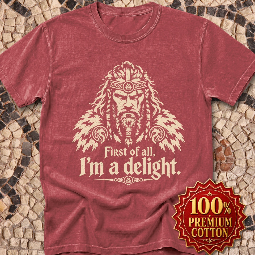 Viking First of All I'm a Delight Premium Tee