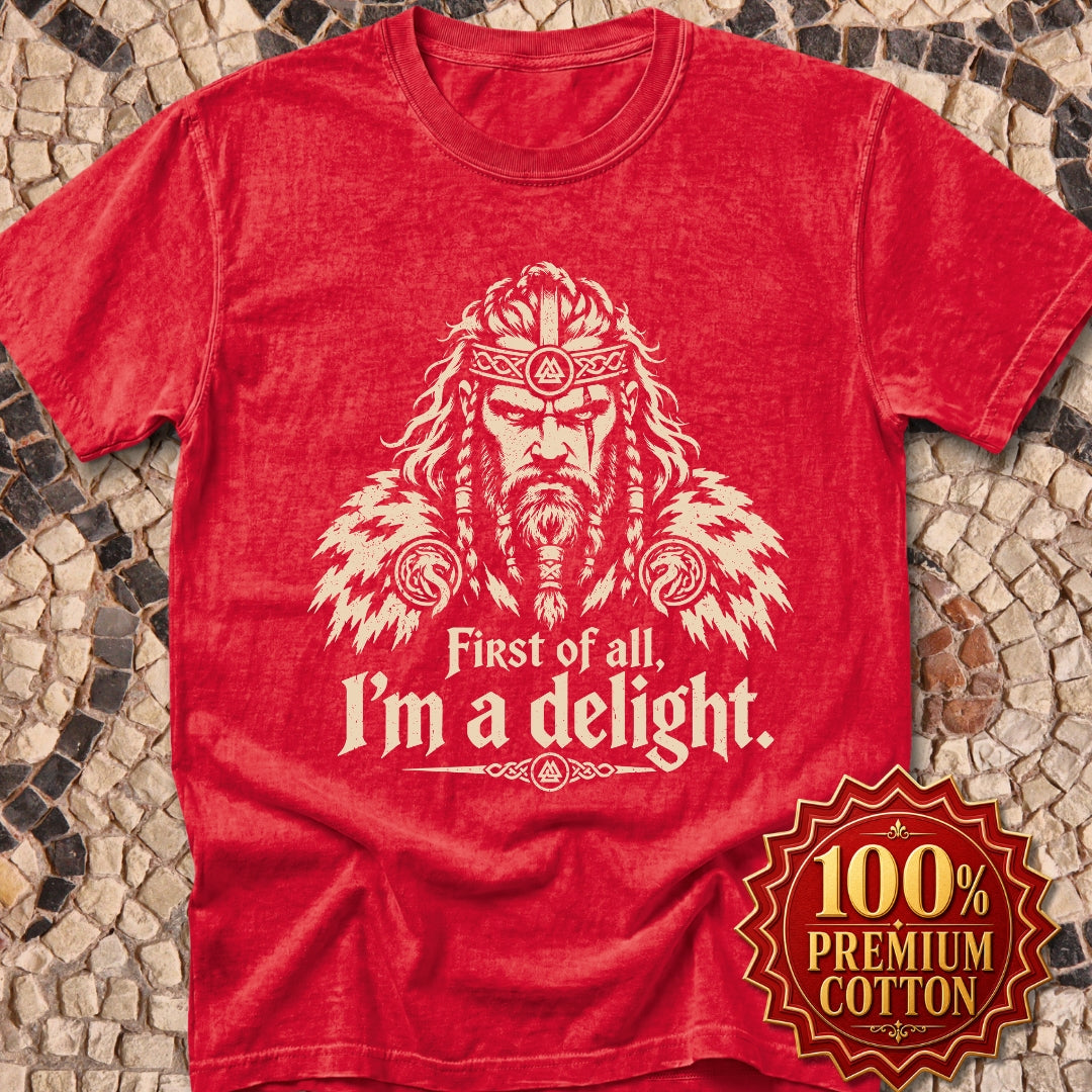 Viking First of All I'm a Delight Premium Tee