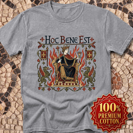 This is Fine Latin Medieval Tapestry Premium Tee