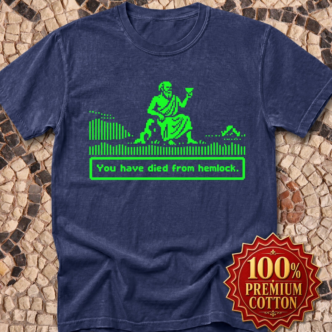 Socrates 8 Bit Dies from Hemlock Premium Tee
