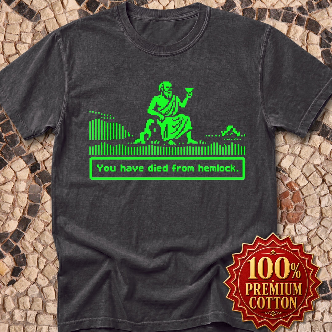 Socrates 8 Bit Dies from Hemlock Premium Tee