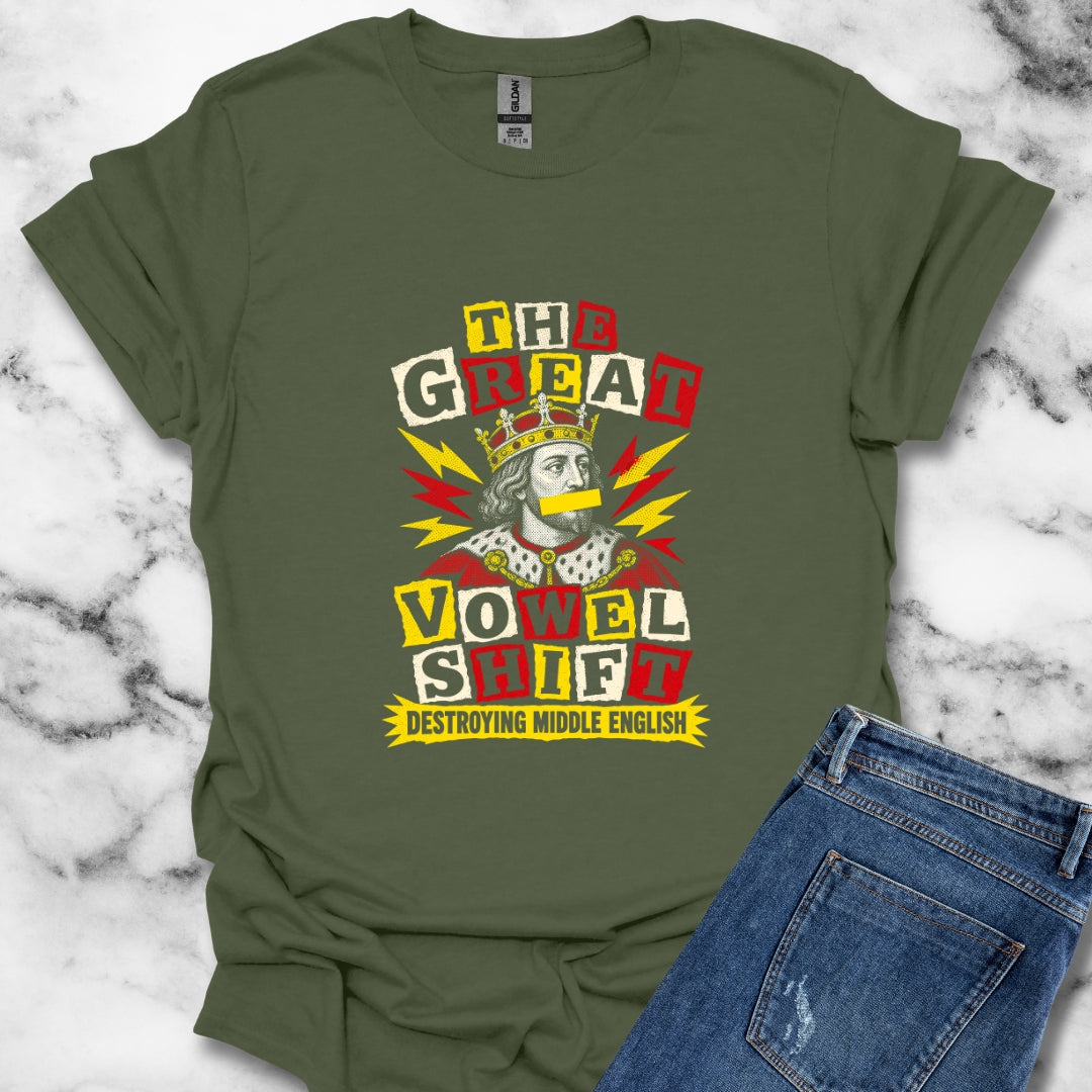 Great Vowel Shift Punk T-Shirt