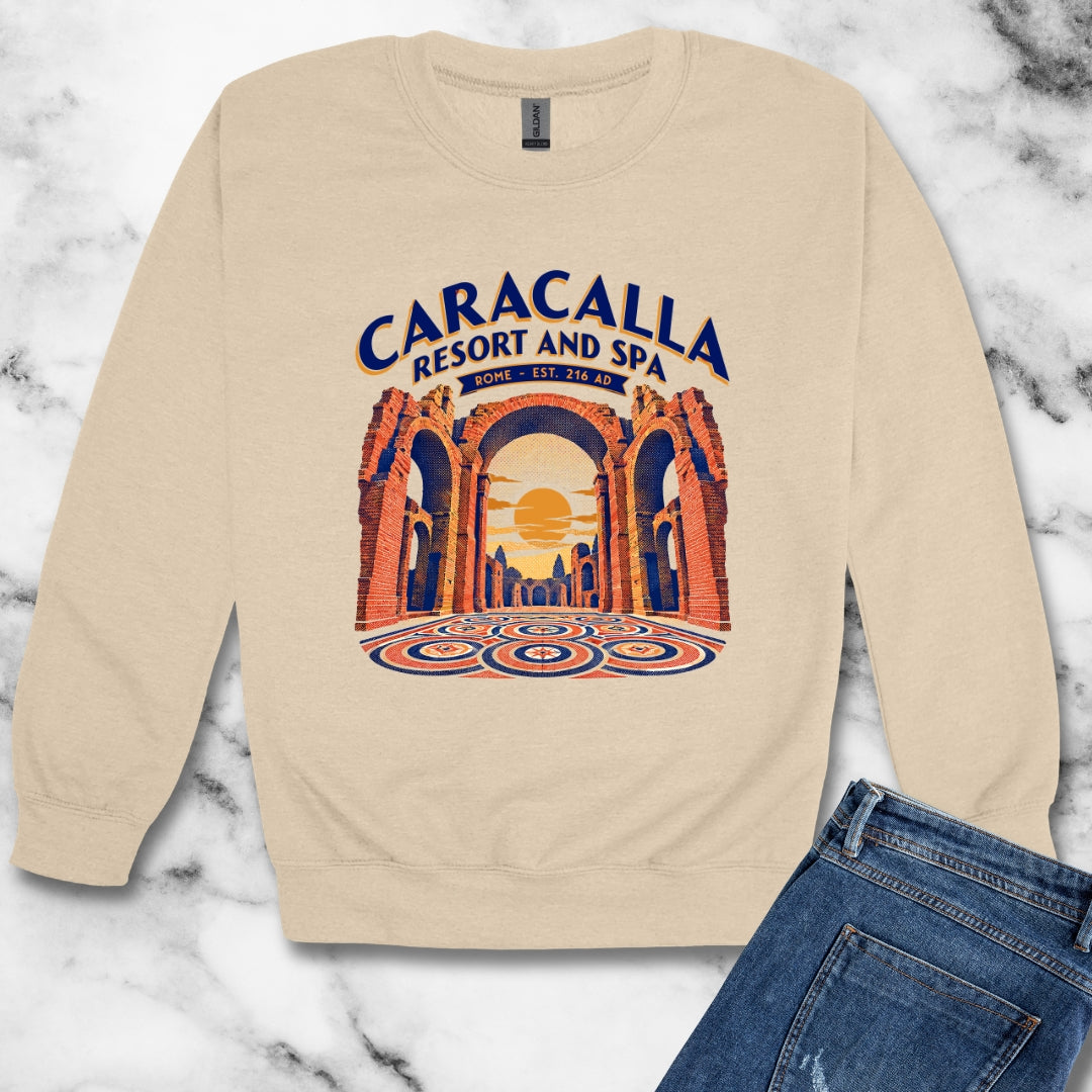 Caracalla Resort & Spa Unisex Heavy Crewneck Sweatshirt