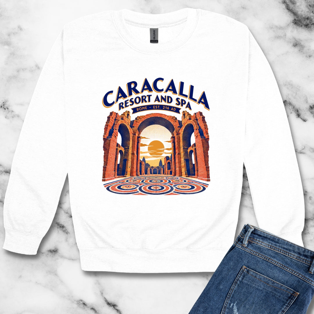 Caracalla Resort & Spa Unisex Heavy Crewneck Sweatshirt