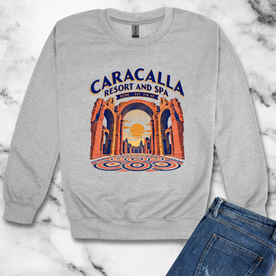 Caracalla Resort & Spa Unisex Heavy Crewneck Sweatshirt