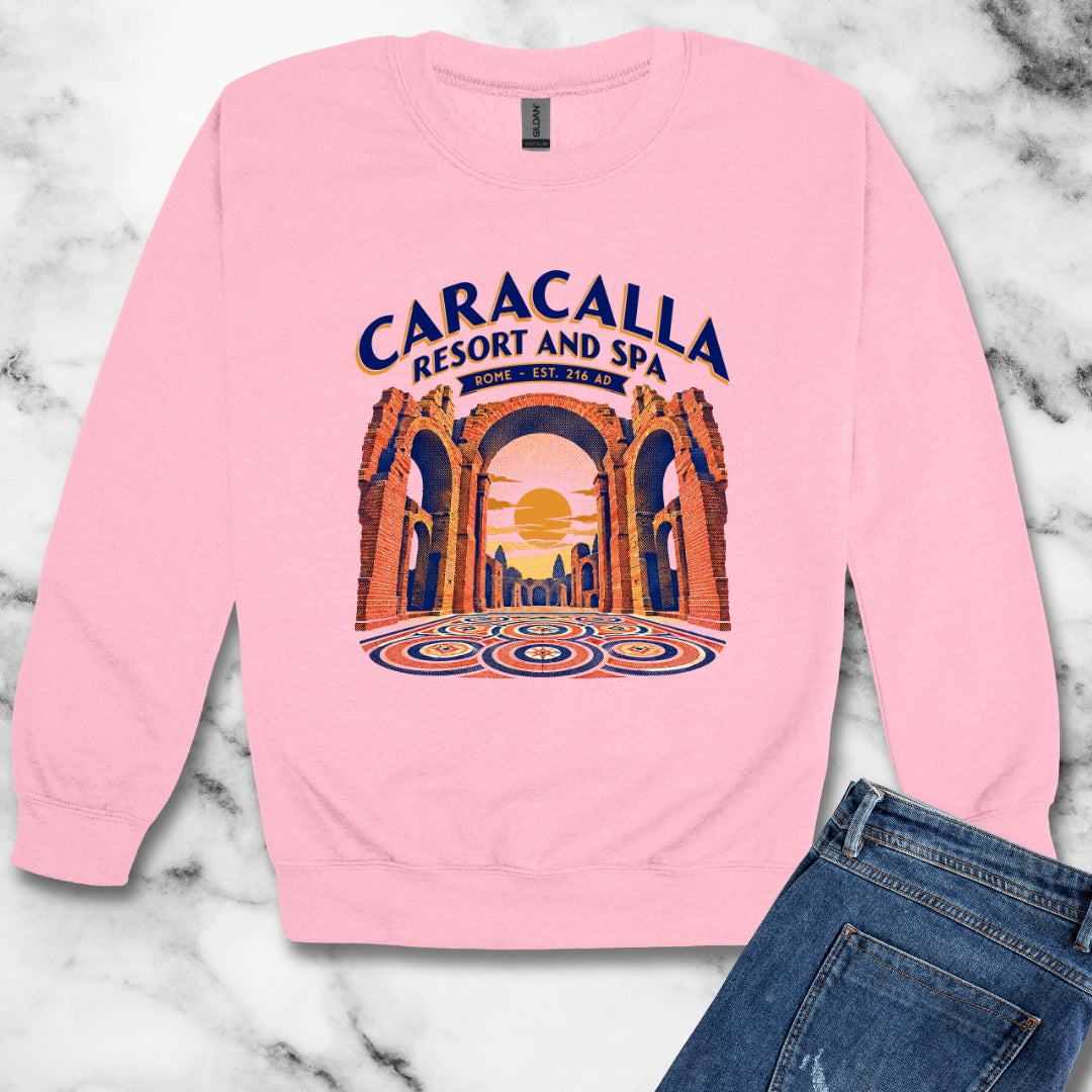 Caracalla Resort & Spa Unisex Heavy Crewneck Sweatshirt