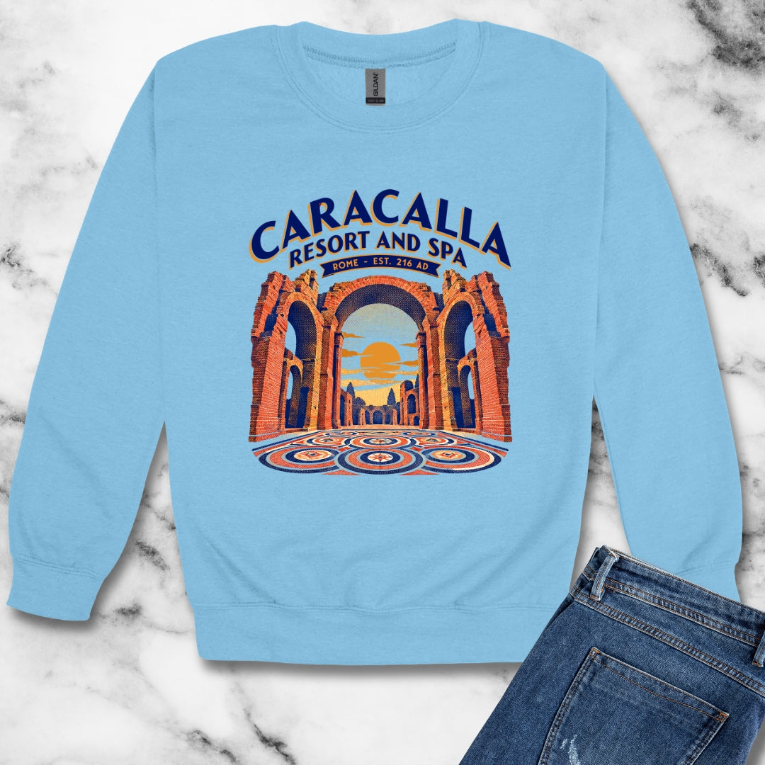 Caracalla Resort & Spa Unisex Heavy Crewneck Sweatshirt