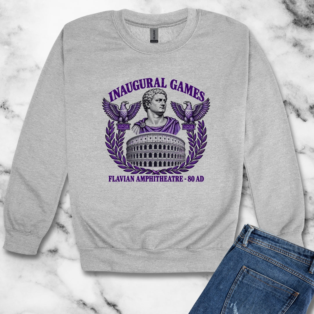 Titus Inaugural Games Unisex Heavy Crewneck Sweatshirt