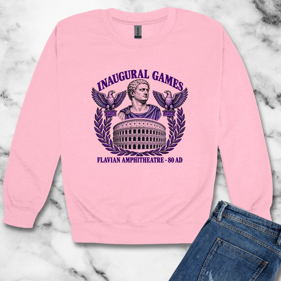 Titus Inaugural Games Unisex Heavy Crewneck Sweatshirt