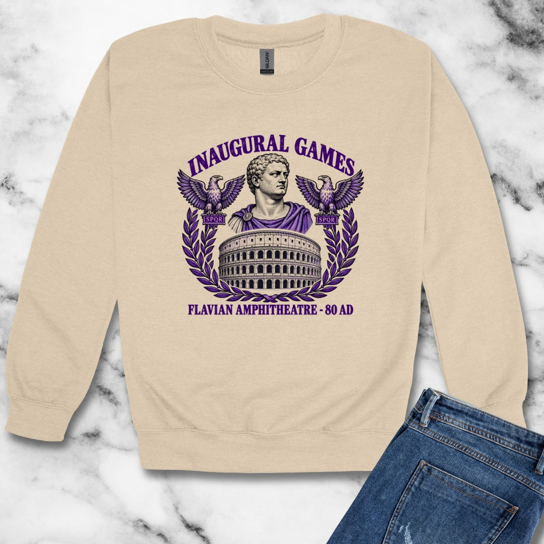 Titus Inaugural Games Unisex Heavy Crewneck Sweatshirt