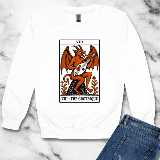 Luttrell Grotesque Tarot Unisex Heavy Crewneck Sweatshirt