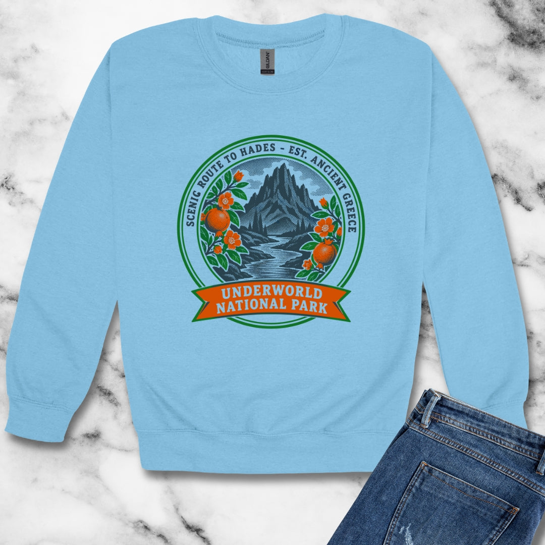 Underworld National Park Unisex Heavy Crewneck Sweatshirt