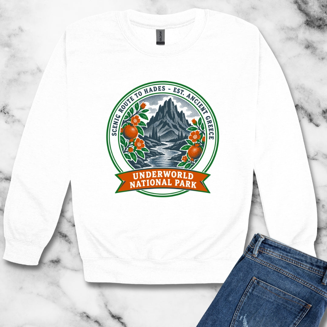 Underworld National Park Unisex Heavy Crewneck Sweatshirt