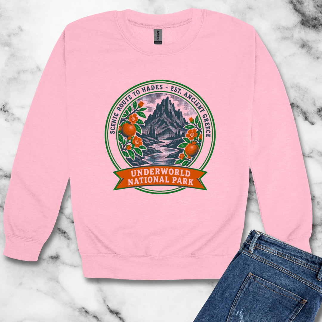Underworld National Park Unisex Heavy Crewneck Sweatshirt