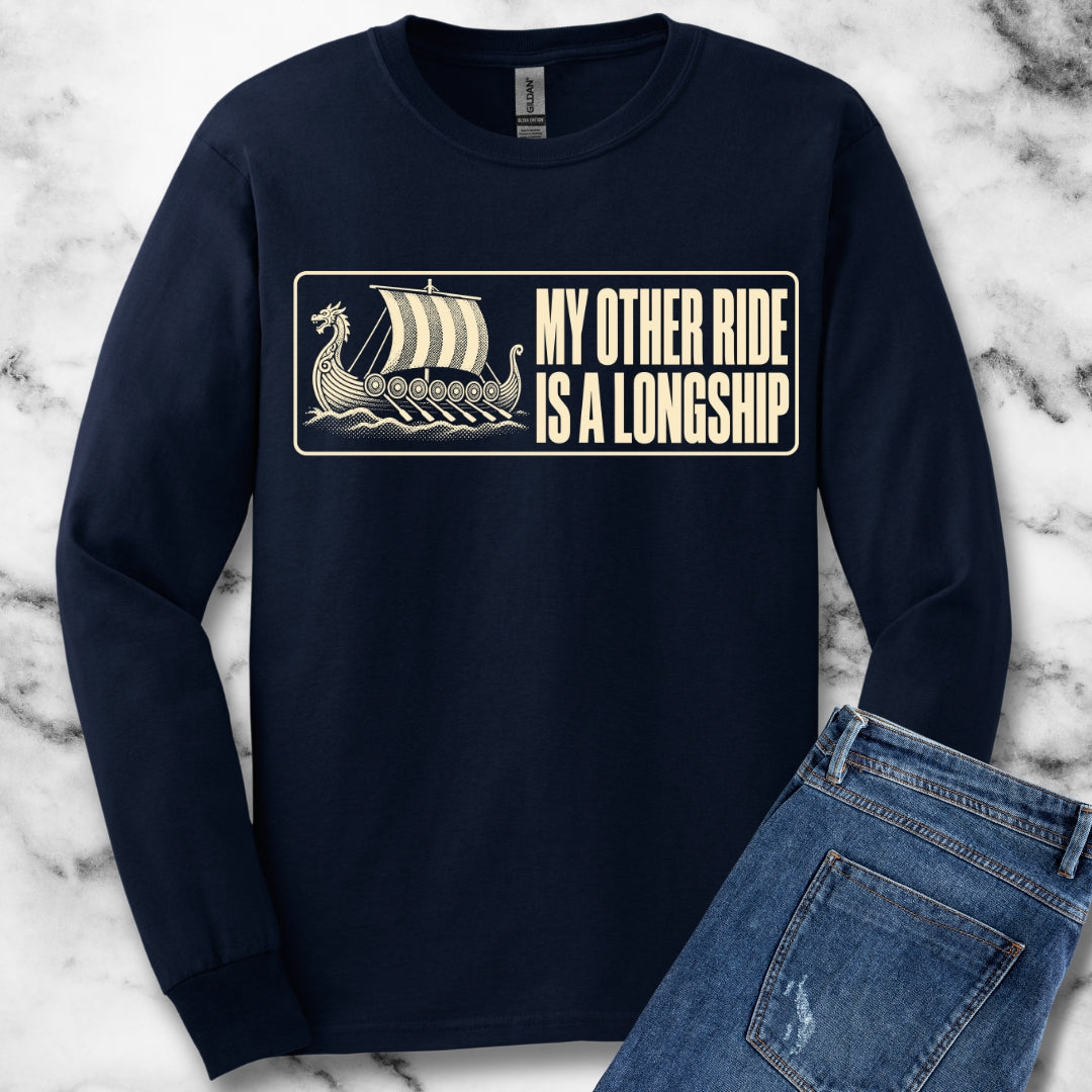Longship My Other Ride Unisex Long Sleeve Tee