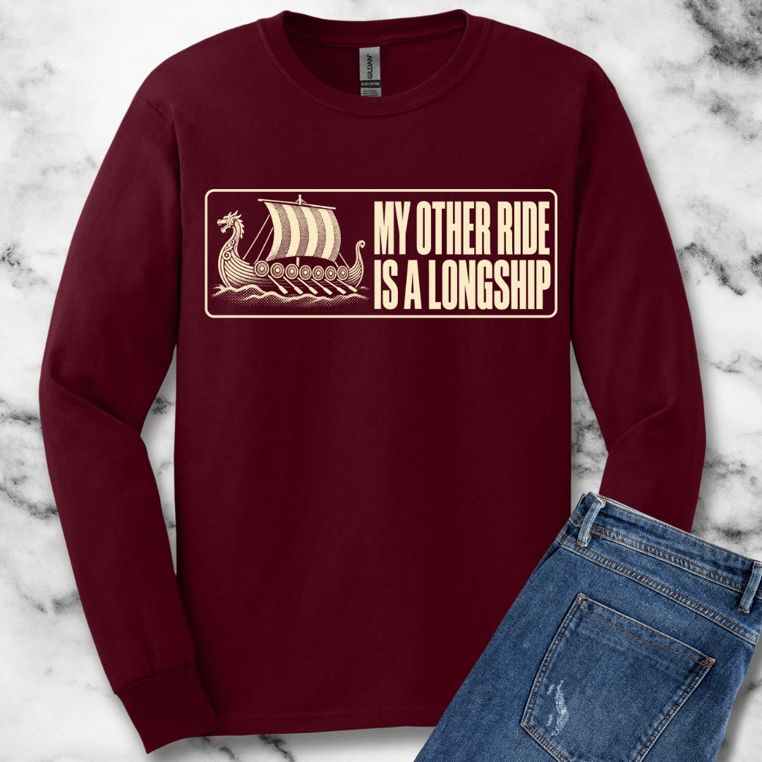 Longship My Other Ride Unisex Long Sleeve Tee