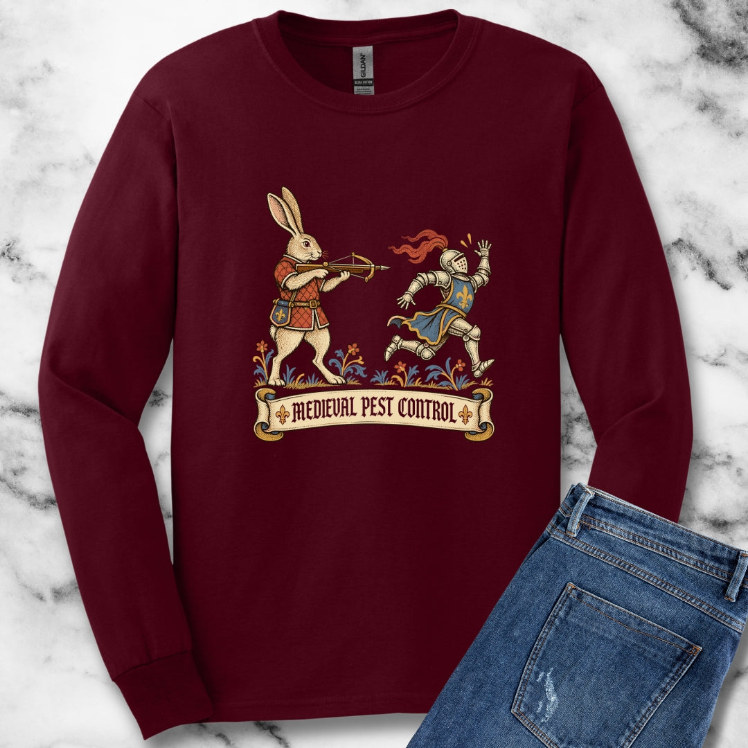 Medieval Pest Control Unisex Long Sleeve Tee